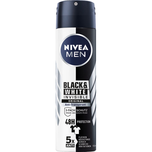 Dezodorans u spreju Nivea Invisible Black & White Invisible 150 ml