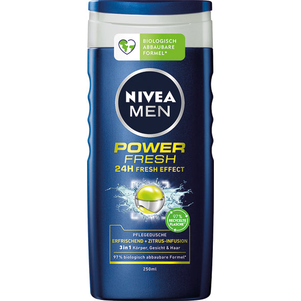 Gel za tuširanje Nivea Men Power Refresh 250 ml