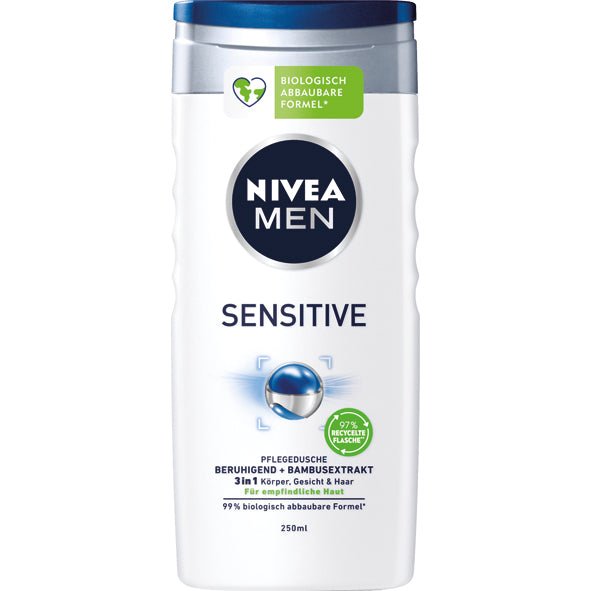 Gel za tuširanje Nivea Sensitive for Men 250 ml