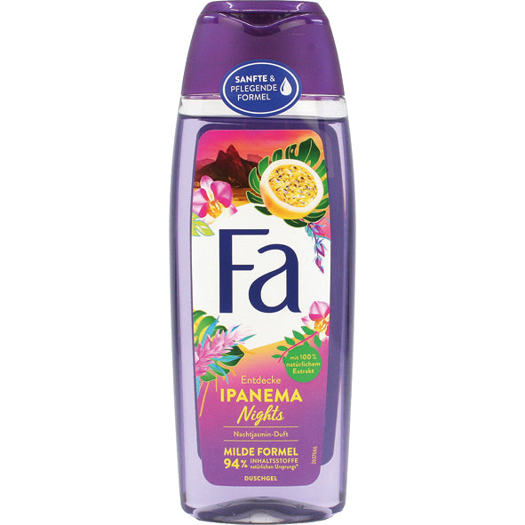 Gel za tuširanje Fa Ipanema Nights Night Jasmine 250 ml