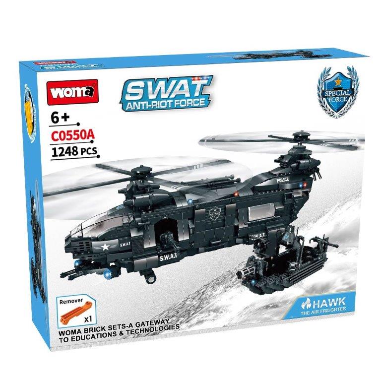 Kocke za slaganje SWAT helikopter i brod