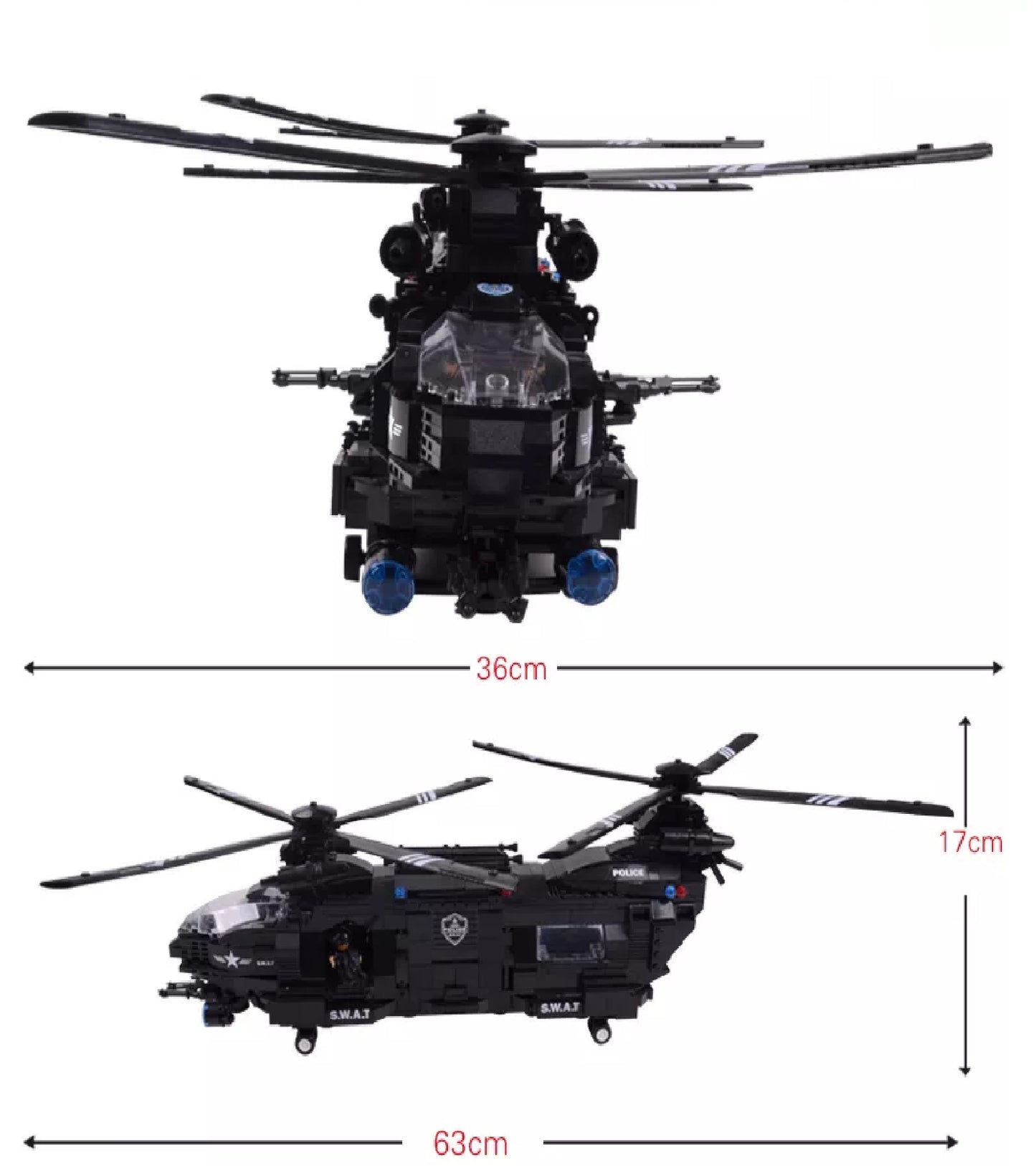 Kocke za slaganje SWAT helikopter i brod