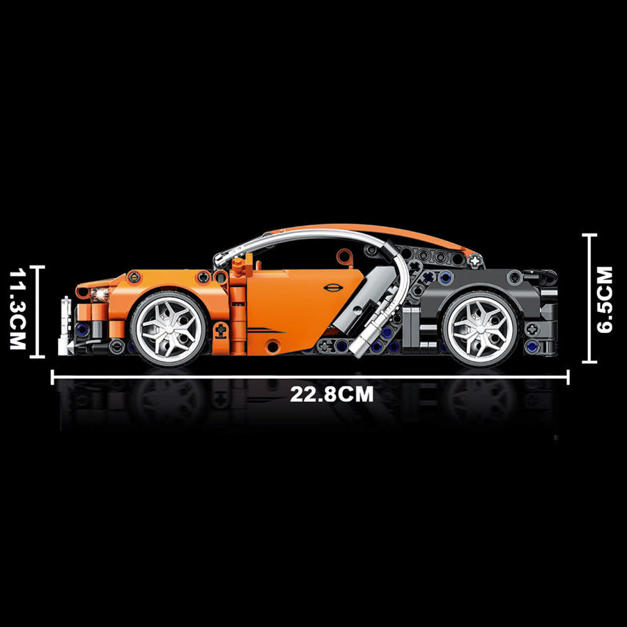 Kocke za slaganje Narančasti sportski automobil